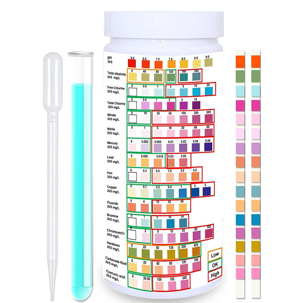 Ph Strip Test - Water Testing Strips for Drinking Water-