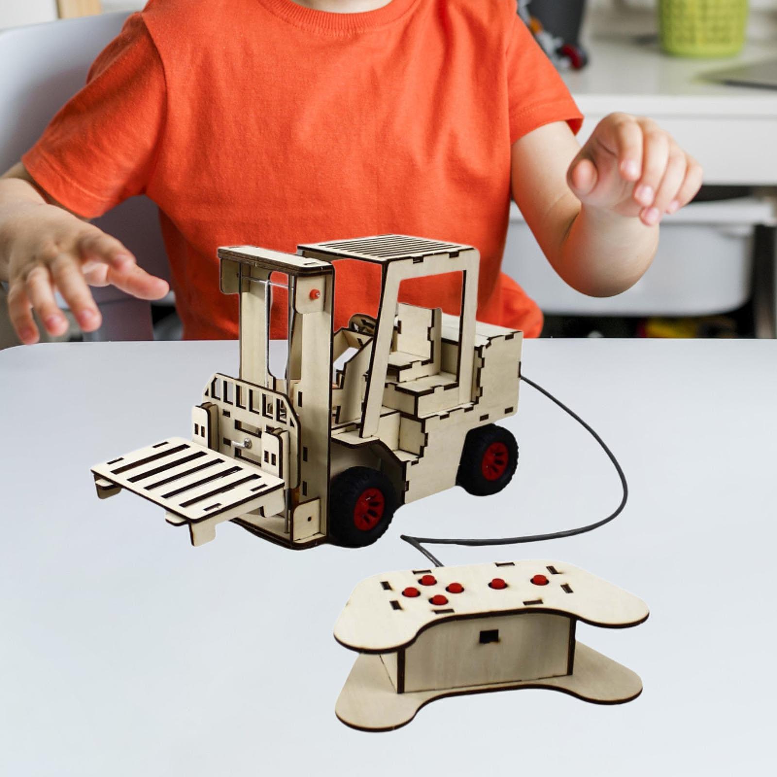 Science And Invention - Wood Mechanical Building Toys Small Inventions