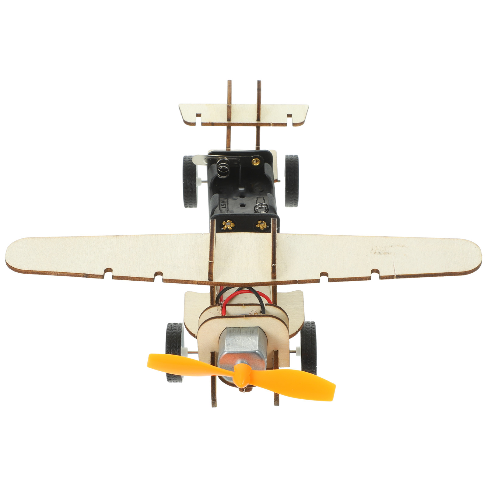 Science Project Kit - 1Set Wooden Glider Plane DIY Science