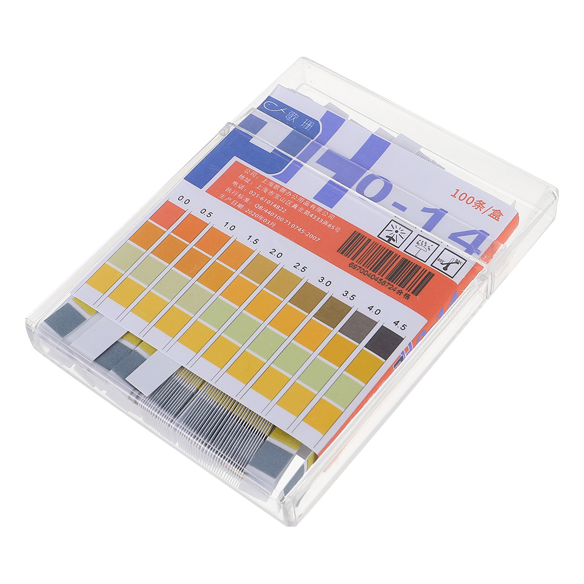 Ph Strip Test - 100pcs Ph Test Paper Waterproof Plastic