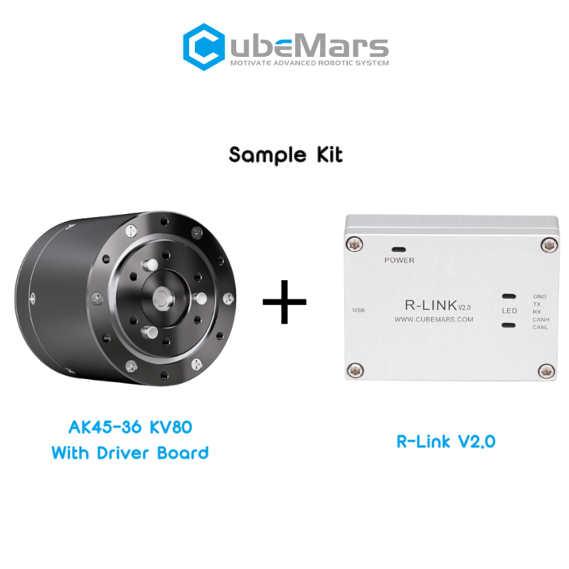 Robot Arm Motor - CubeMars AK45-36 R-Link V2.0 Robot Joint