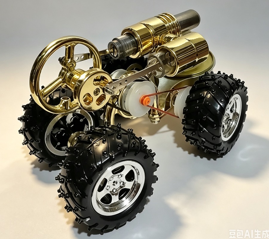 Science Toys - Mini External Combustion Engine Model, Steam