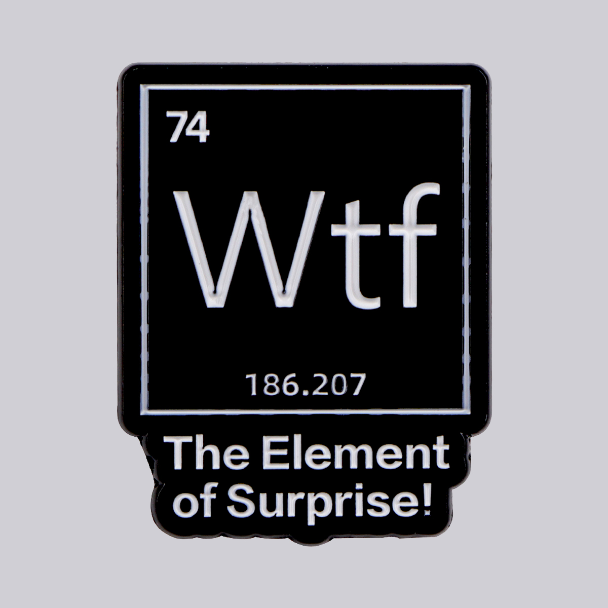Science Bob - Chemical Element 74 Enamel Pins Women's