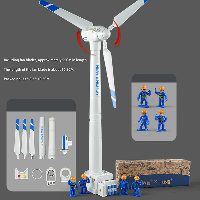 Science Toys - Kids' Wind Turbine Model Simulation Toy