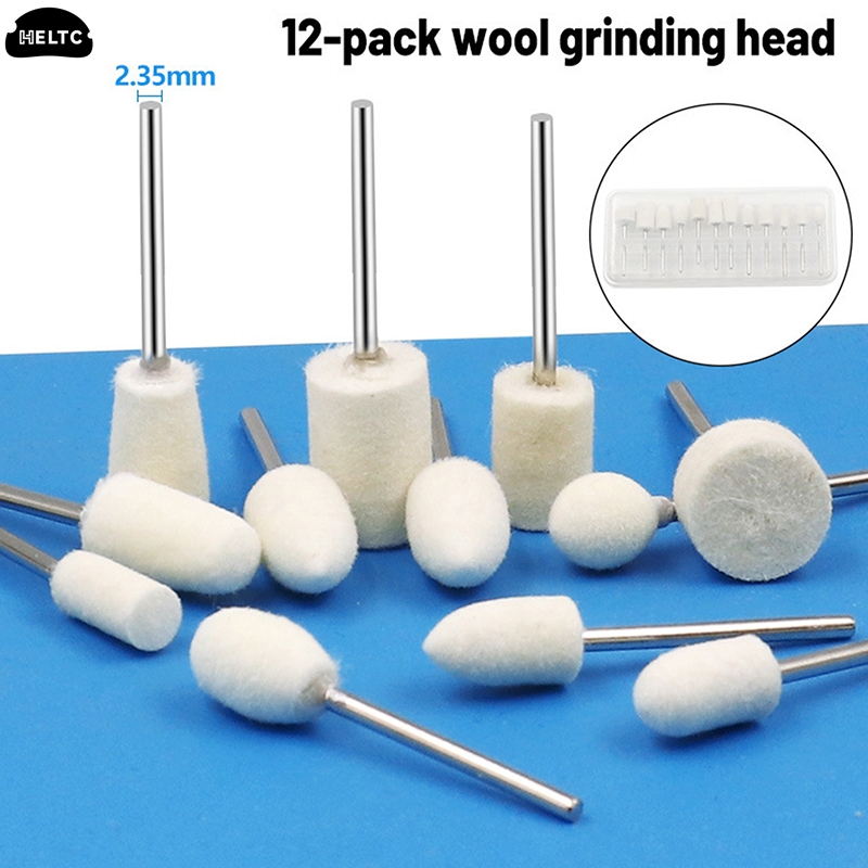 12 Pcs/Set Wool Polishing Head - огляд і ціна Science Bob