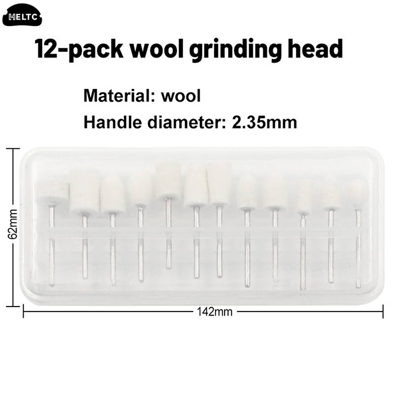 12 Pcs/Set Wool Polishing Head - огляд і ціна Science Bob