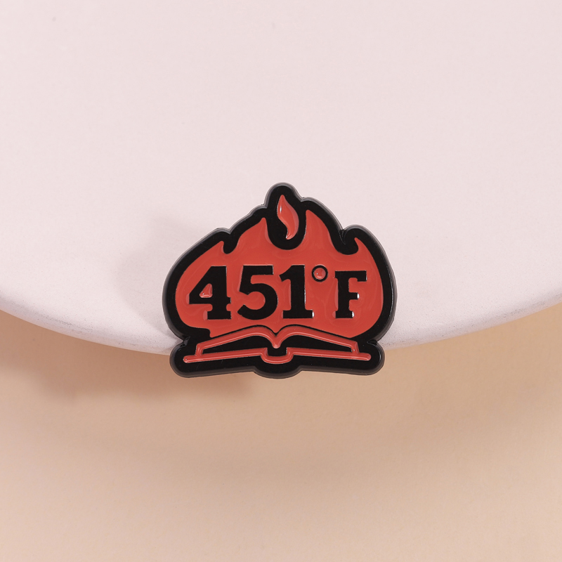 Fahrenheit 451 Book Enamel Pin - огляд і ціна Science Buddies