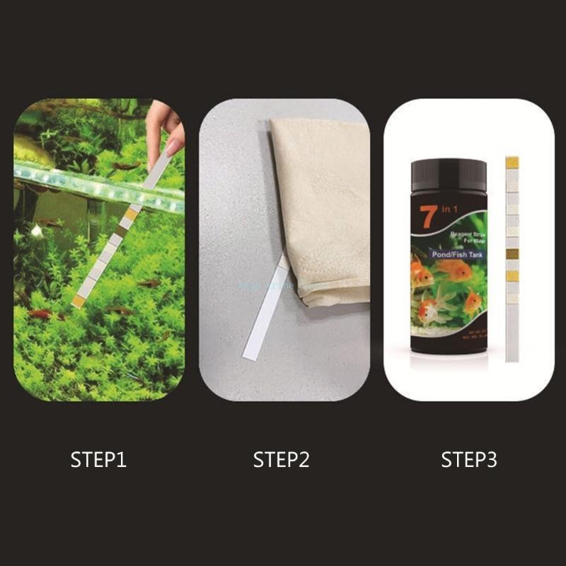 New 7 in 1 Aquarium Swimming P - огляд і ціна Ph Strip Test