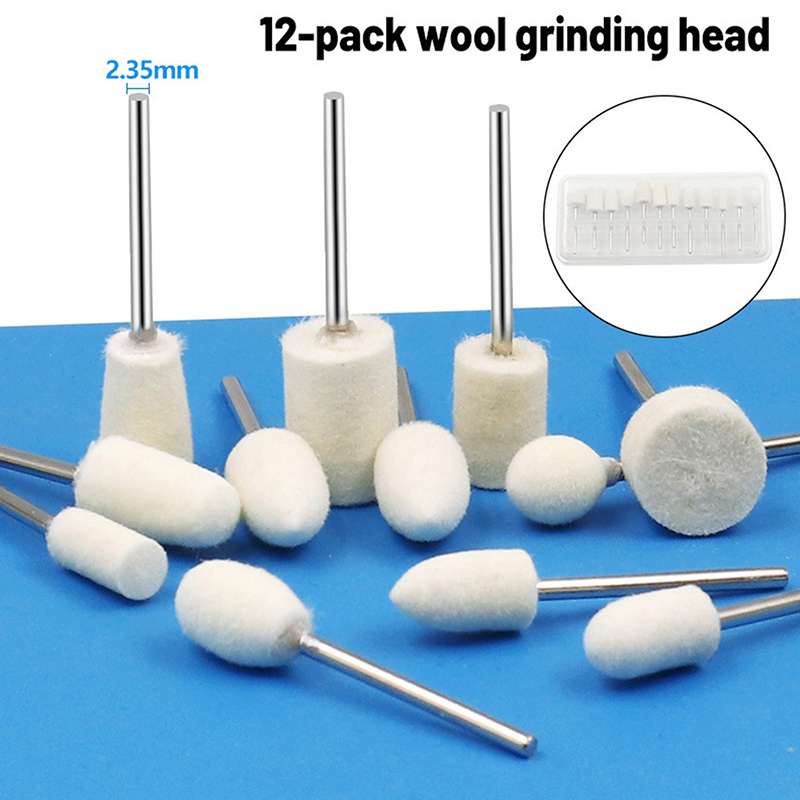 New 12 Pcs Wool Polishing Head - огляд і ціна Science Bob