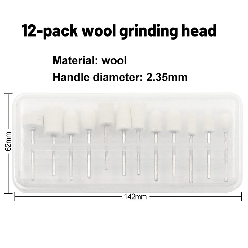 New 12 Pcs Wool Polishing Head - огляд і ціна Science Bob