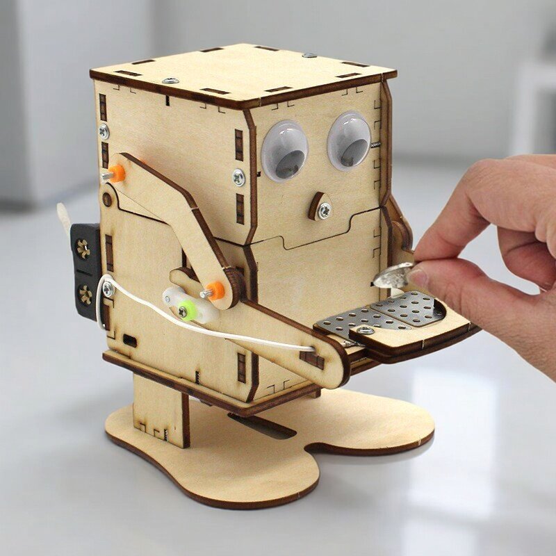 Wooden Assemble DIY Robot Eati - огляд і ціна Science Project Kit