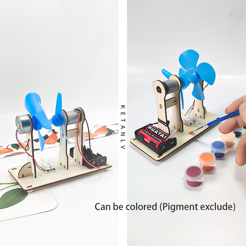 DIY Wind Driven Generator Mode - огляд і ціна Science Project Kit