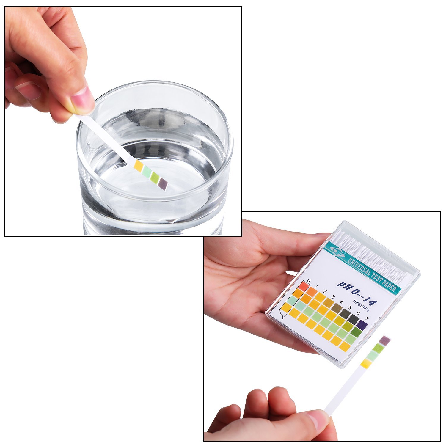 100 Strips 0-14 PH Alkaline Ac - огляд і ціна Ph Strip Test