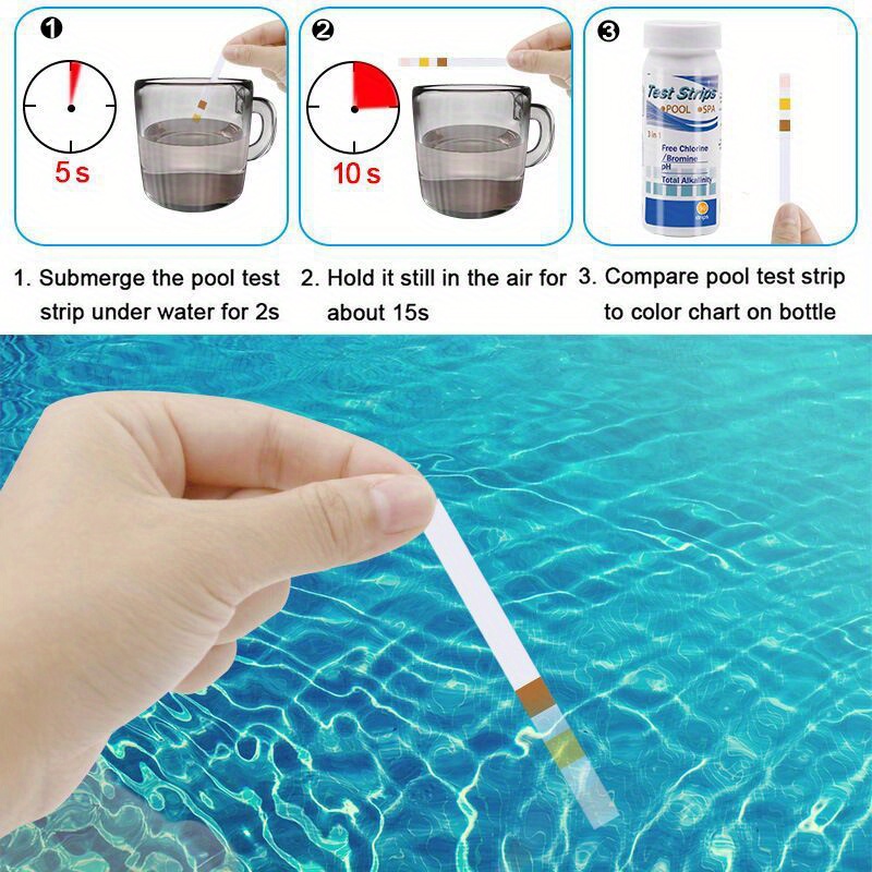 Chlorine PH Test Strips SPA Sw - огляд і ціна Ph Strip Test