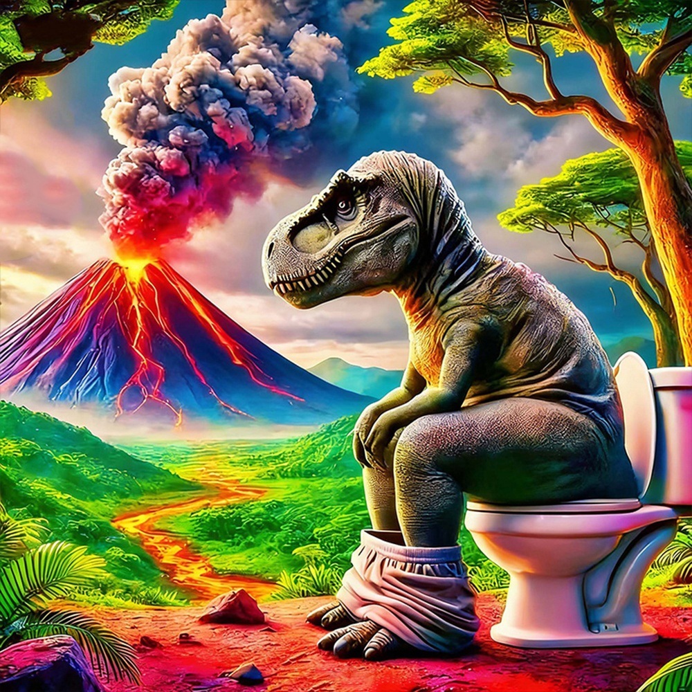 EverShine DIY Diamond Embroide - огляд і ціна Volcano Kit Eruption