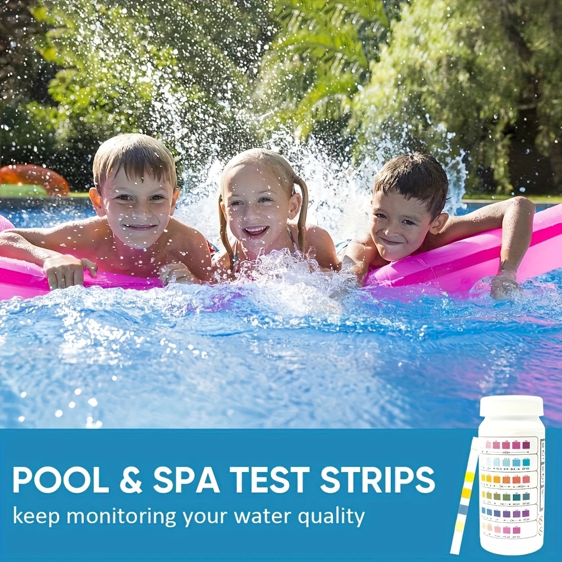 6-in-1 Pool & Spa Water Test S - огляд і ціна Ph Strip Test