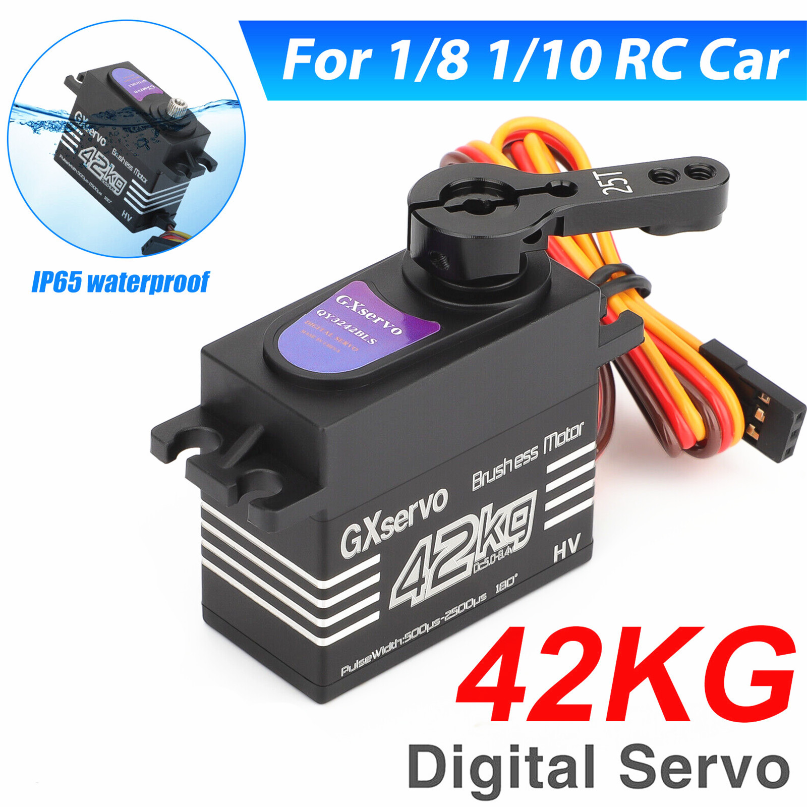Brushless Motor 180° Metal Gea - огляд і ціна Robot Arm Motor