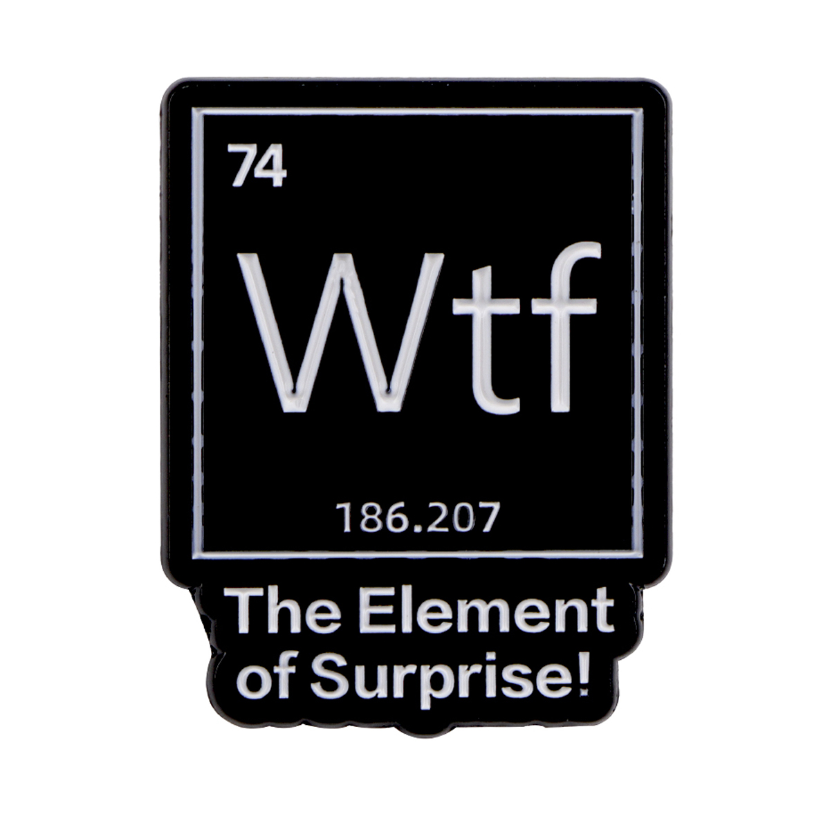 Chemical Element 74 Enamel Pin - огляд і ціна Science Bob