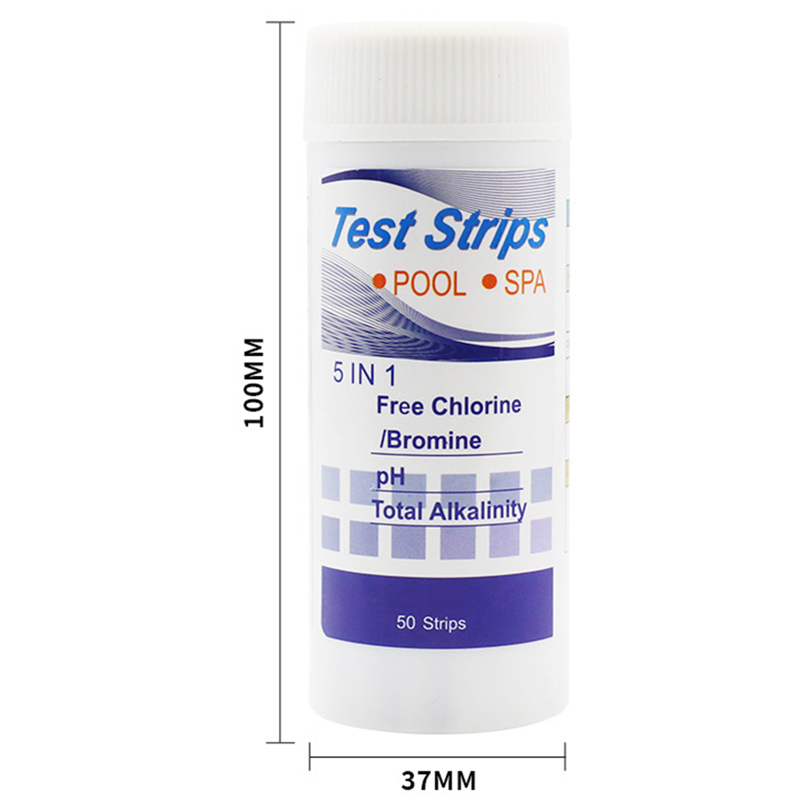 50pcs Multipurpose Chlorine PH - огляд і ціна Ph Strip Test