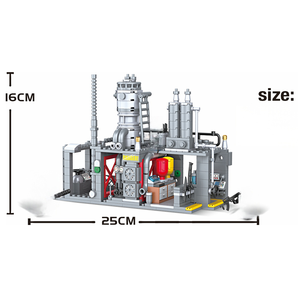 479PCS MOC Chemical Plant Expe - огляд і ціна Science Bob